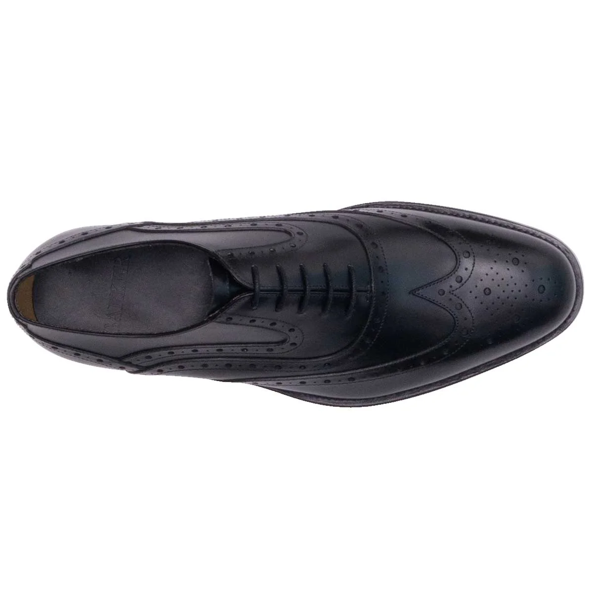 BARKER Liffey Shoes - Mens Brogue - Black Calf - Image 2