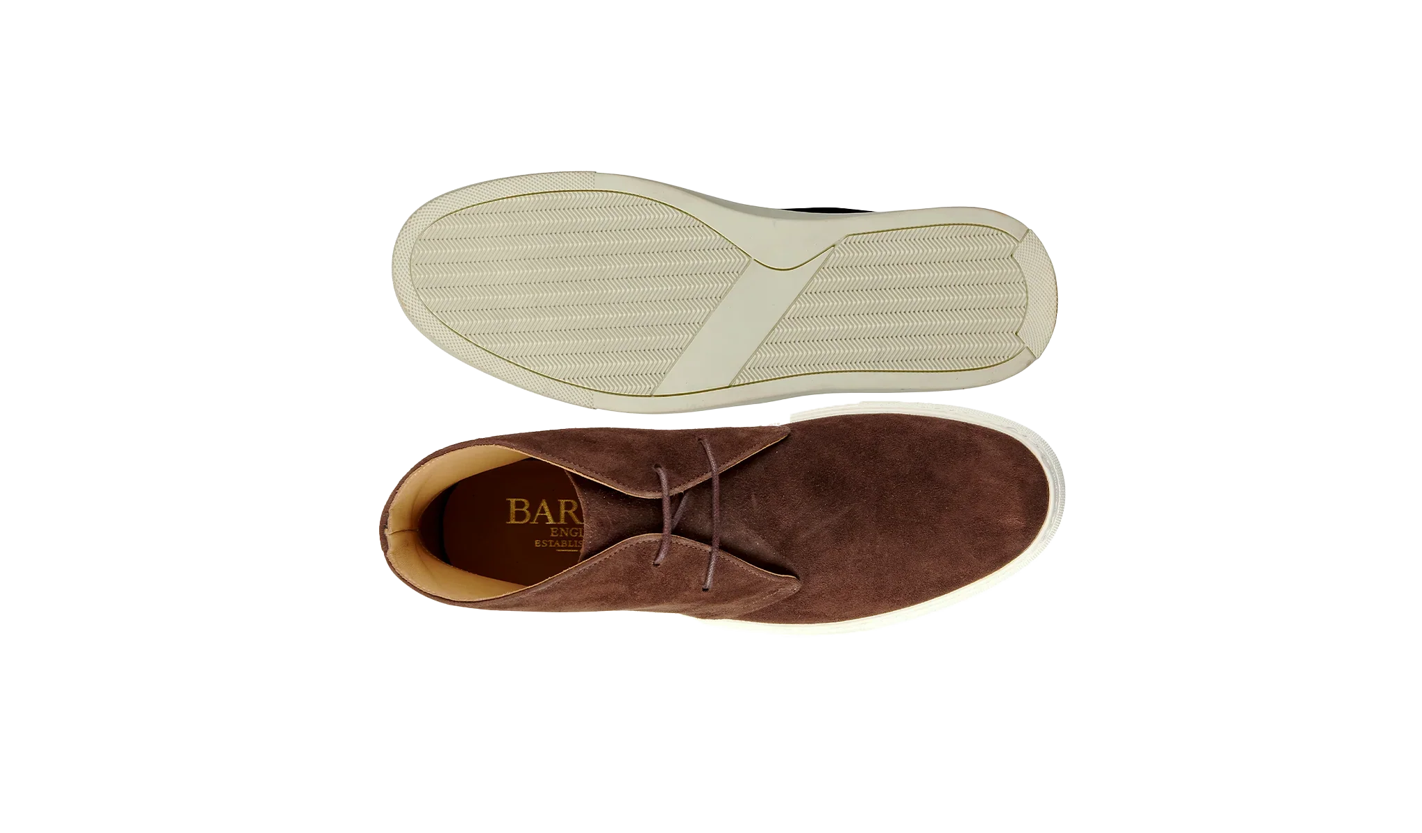 BARKER Orlando Chukka Boots - Mens - Ebony Kid Suede - Image 4