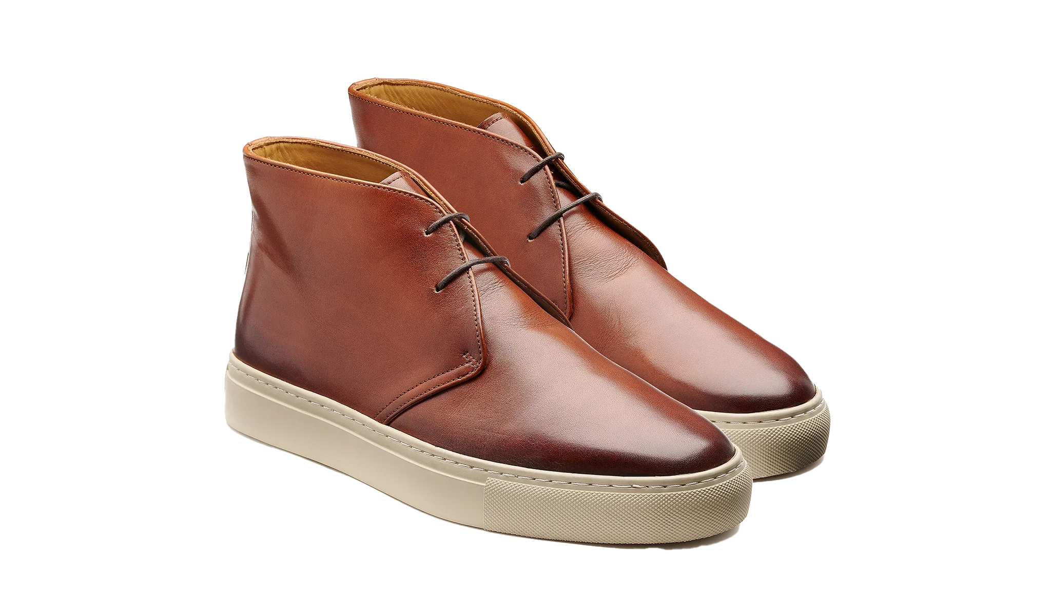 BARKER Orlando Chukka Boots - Mens - Tan Calf - Image 3