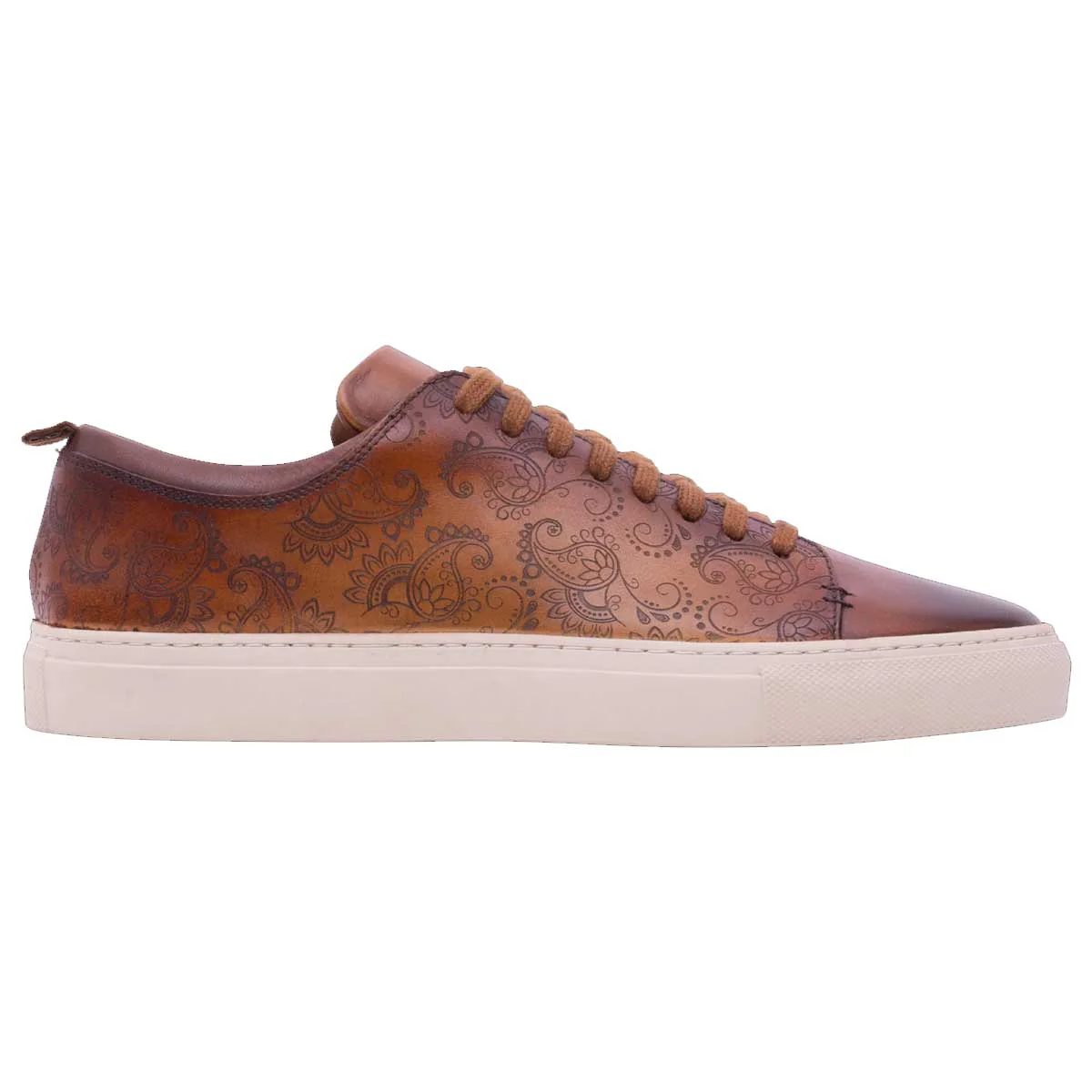 BARKER Paisley Sneakers - Mens - Cedar Hand Painted - Image 2