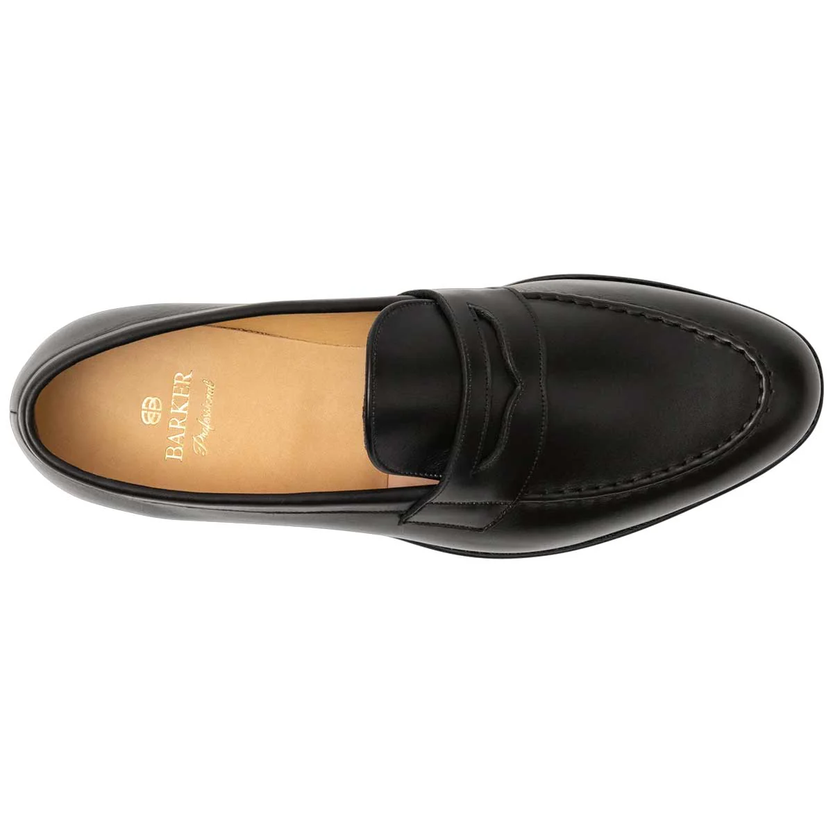 BARKER Shoes Braunton - Classic Leather Loafers - Black Calf - Image 2