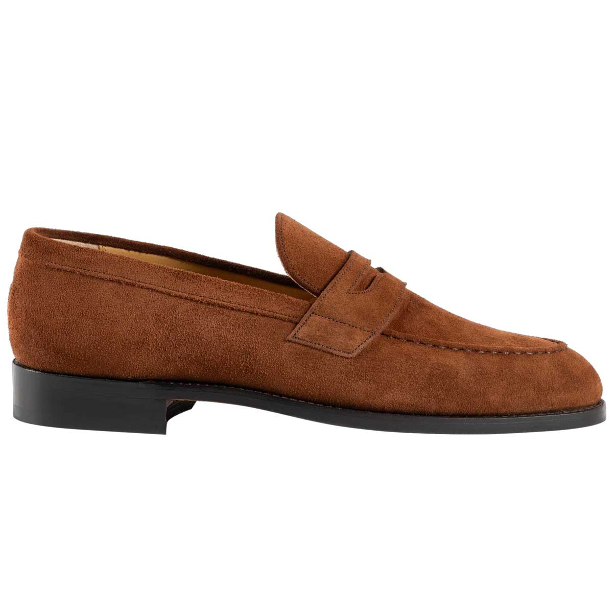 BARKER Shoes Braunton - Classic Leather Loafers - Old Snuff Suede - Image 2