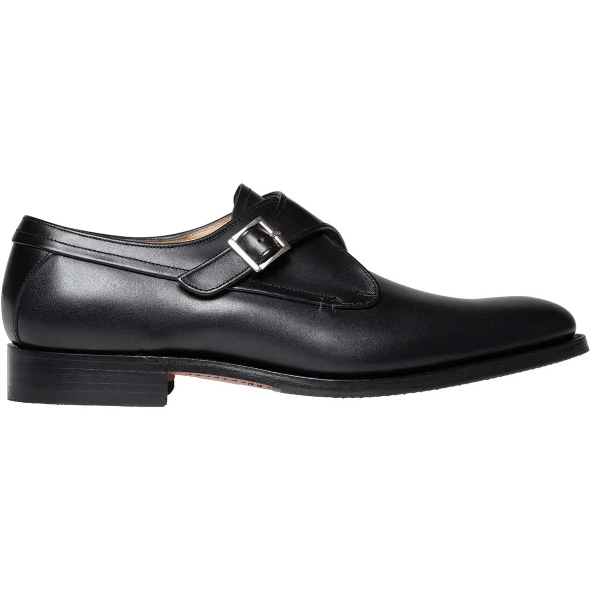 BARKER Shoes Brayton - Leather Monk Strap - Black Calf - Image 2