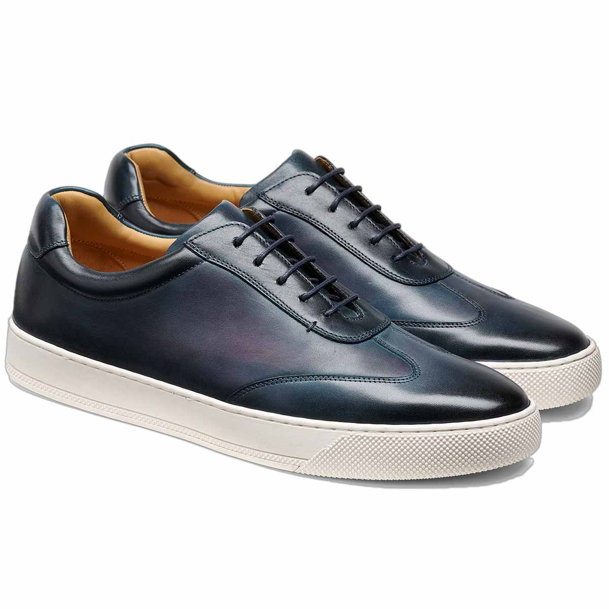 BARKER Stig Sneakers - Mens - Blue Alcohol Wash - Image 3
