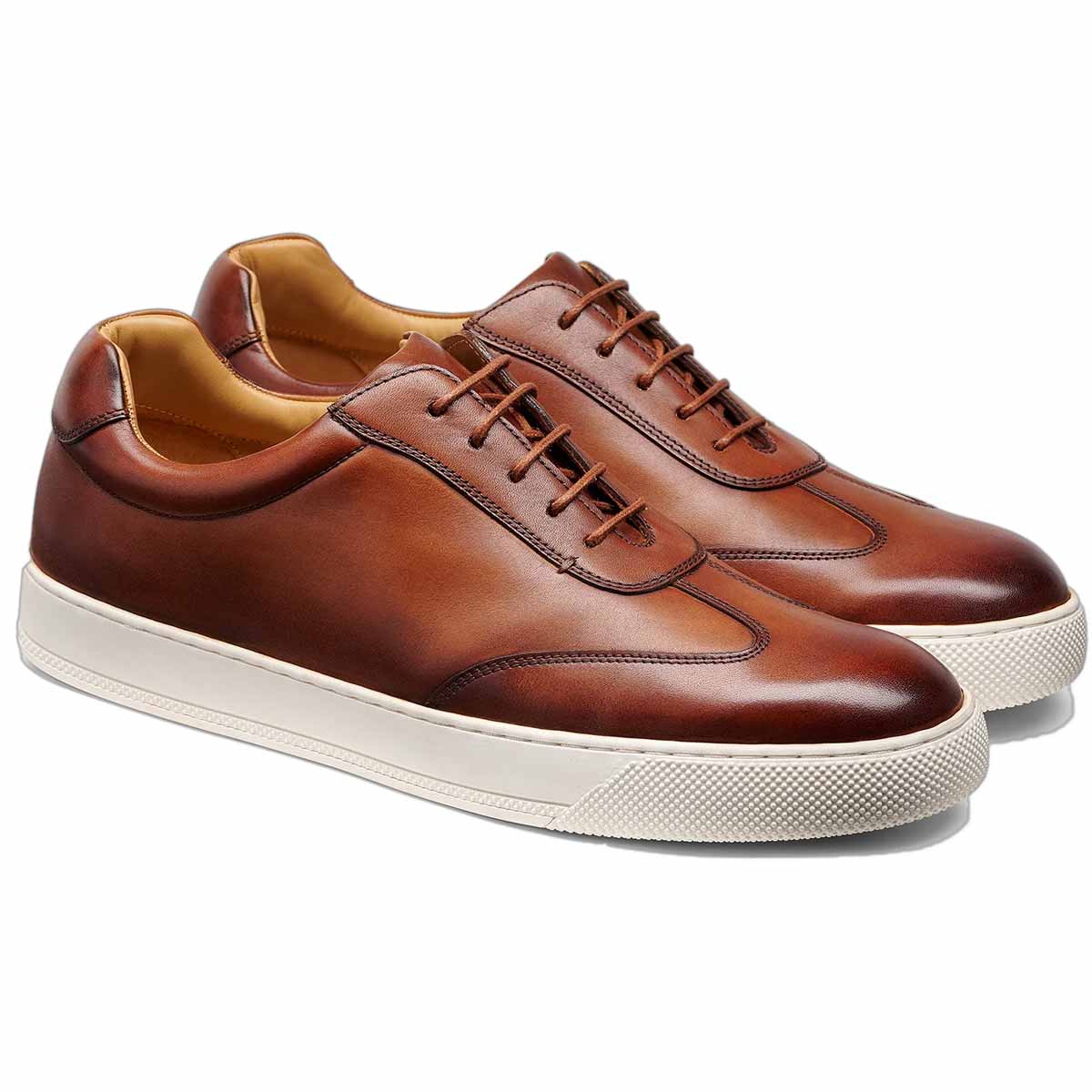 BARKER Stig Sneakers - Mens - Tan Alcohol Wash - Image 3