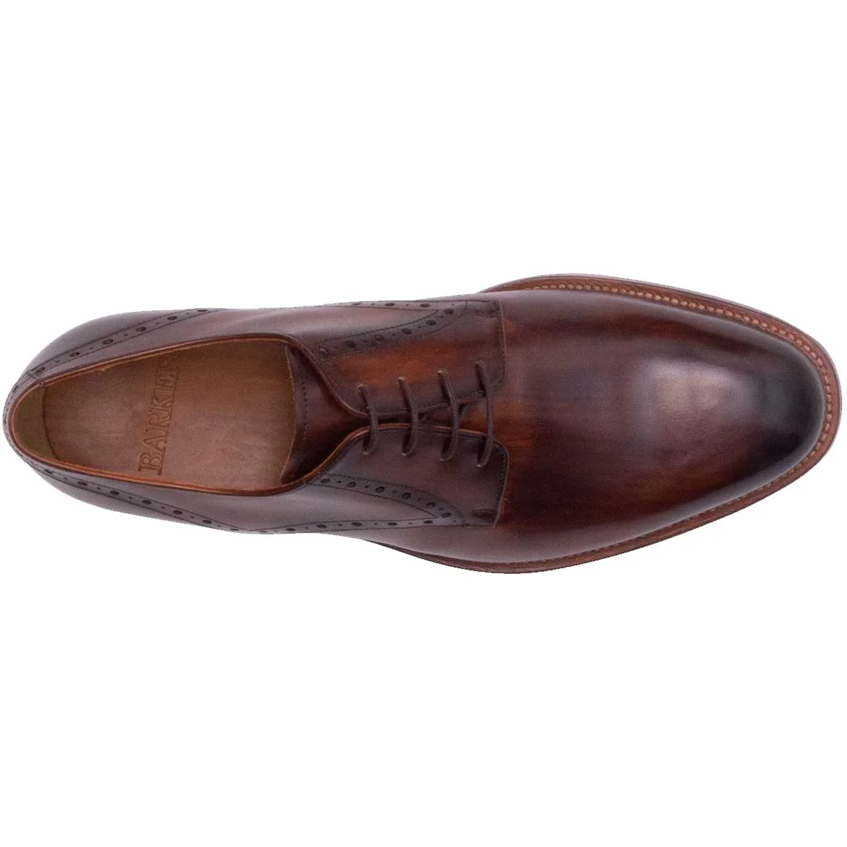 BARKER Trent Shoes - Mens - Hand Brushed Brown - Image 4