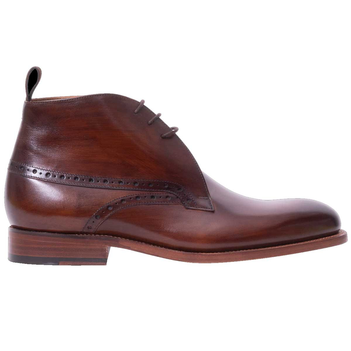 BARKER Tyne Boots - Mens Chukka - Hand Brushed Brown - Image 3