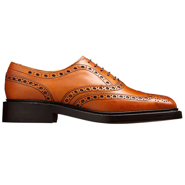 BARKER Westfield Shoes - Mens Country Brogues - Cedar Calf - Image 4