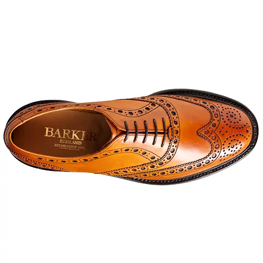 BARKER Westfield Shoes - Mens Country Brogues - Cedar Calf - Image 5