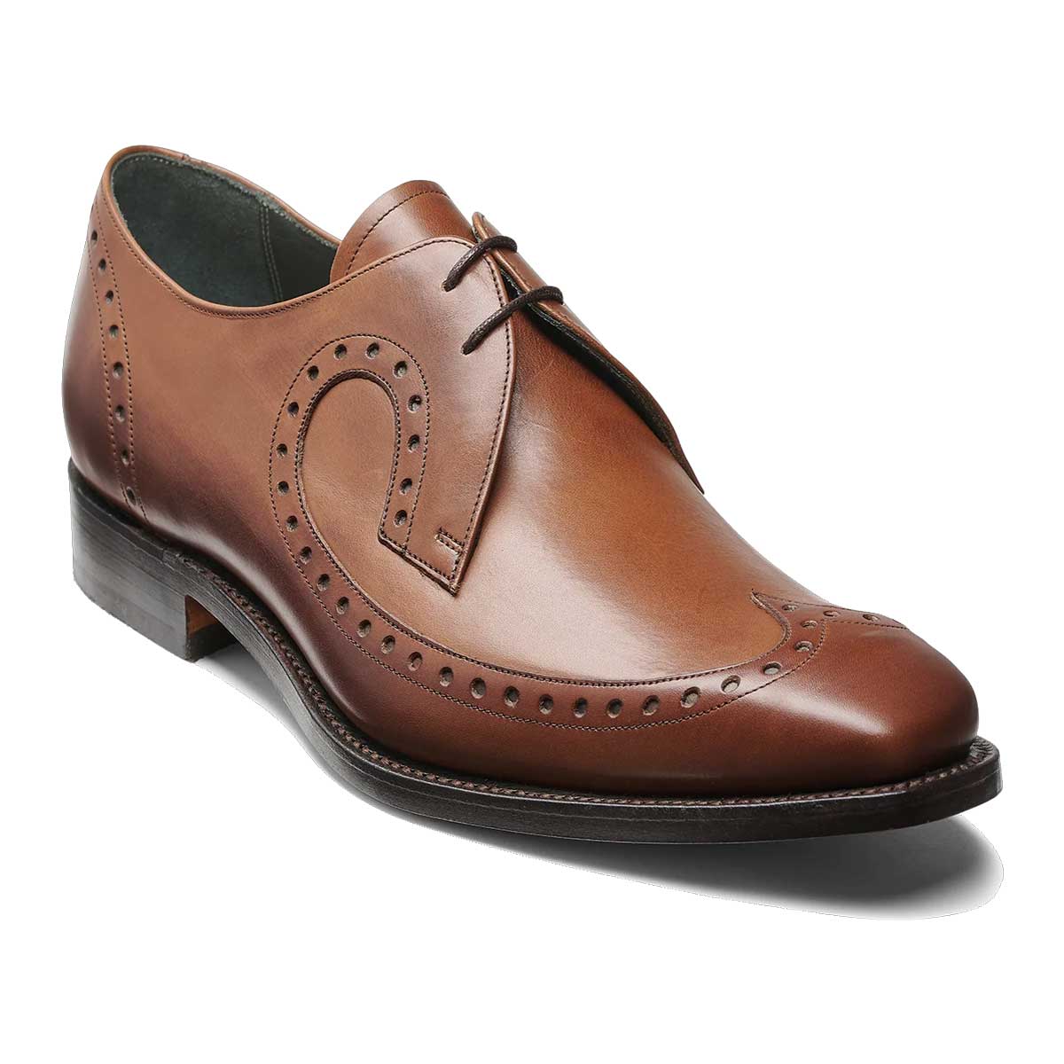 BARKER Woody Shoes - Mens Brogues - Expresso Calf