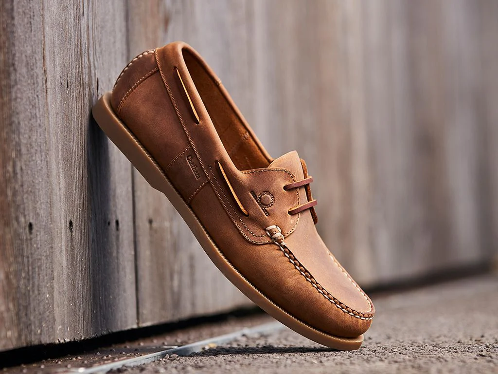CHATHAM Ladies Java G2 Leather Sustainable Deck Shoes - Walnut - Image 2