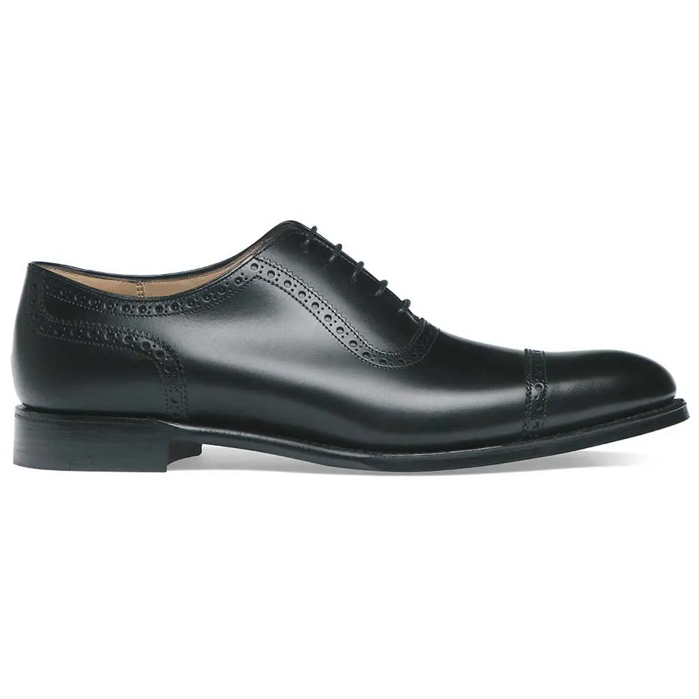 CHEANEY Shoes - Fenchurch Rubber Sole Oxford Shoes - Black Calf - Image 3
