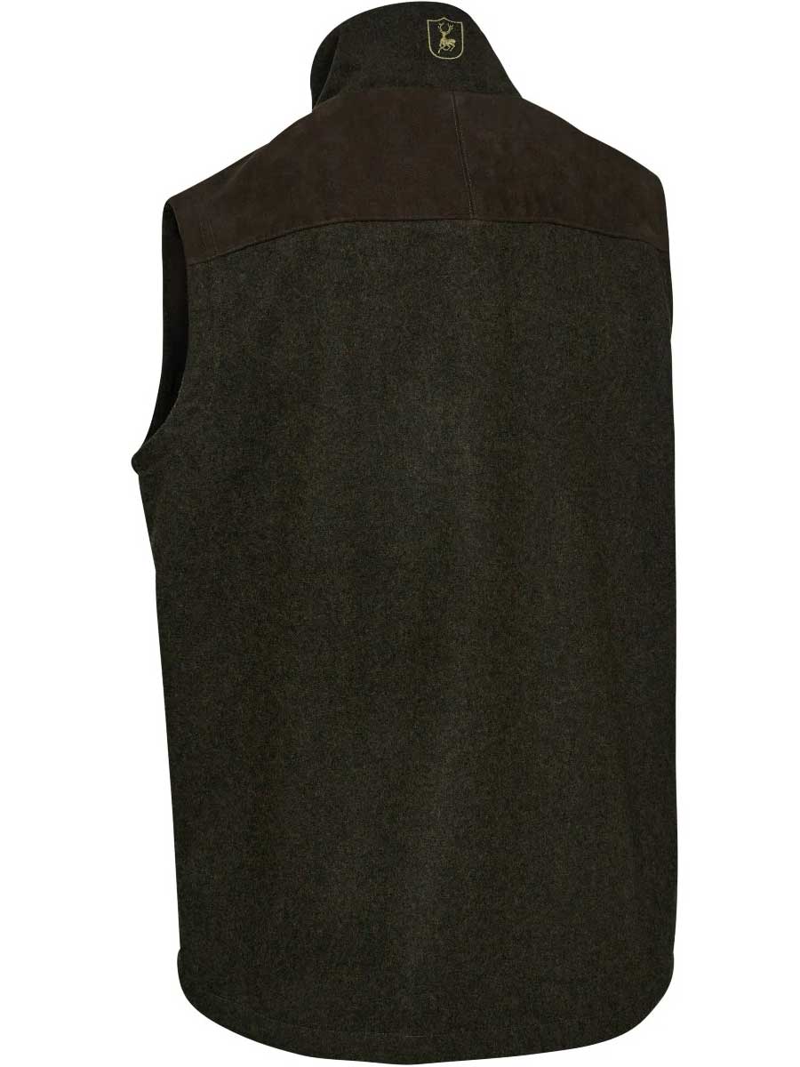 DEERHUNTER Atlas Fleece Waistcoat - Mens - Forest Green - Image 2