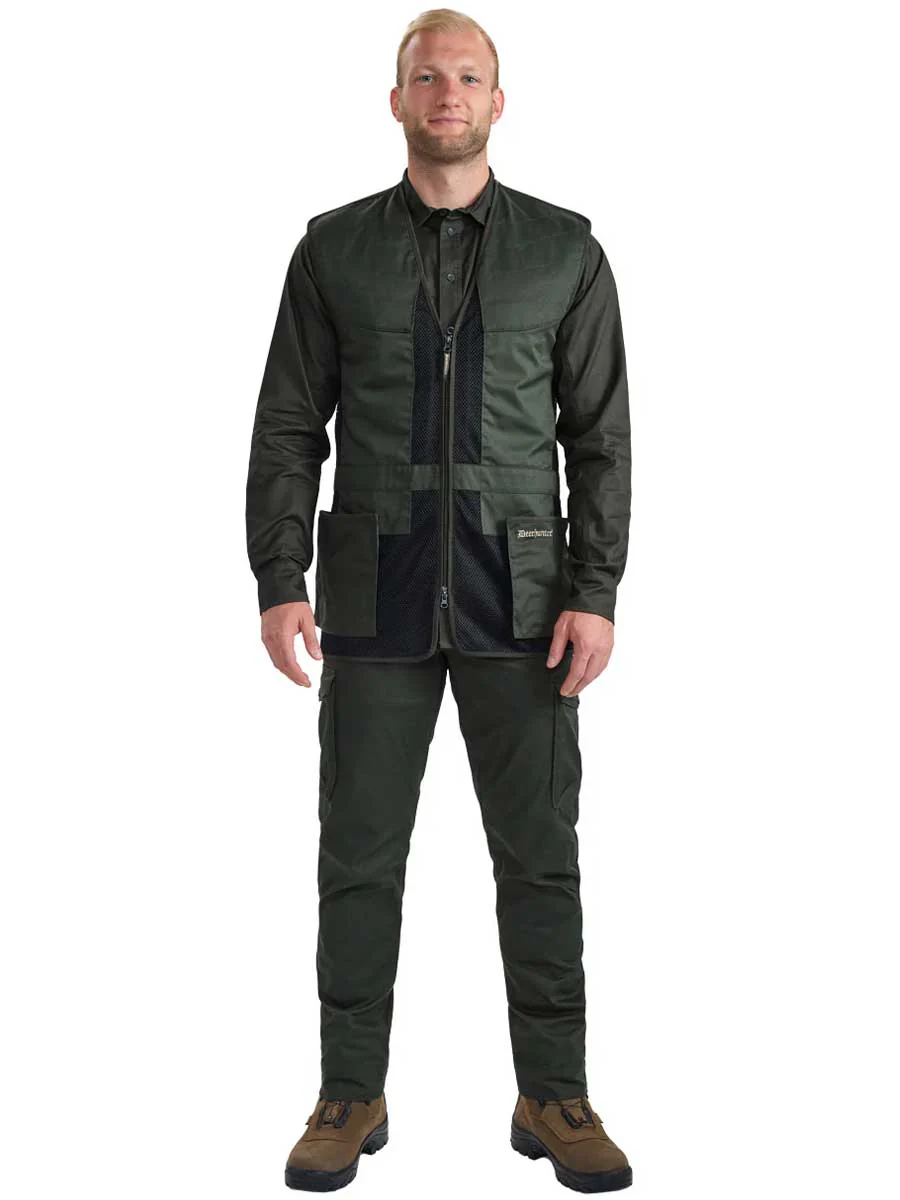 DEERHUNTER Atlas Mesh Shooting Waistcoat - Mens - Timber - Image 6
