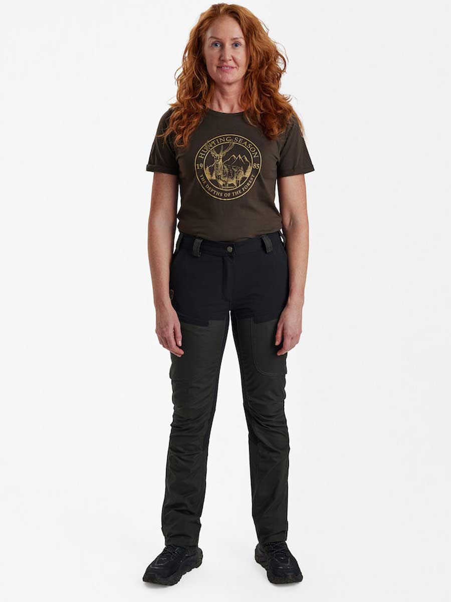 DEERHUNTER Lady Ann Trousers - Black Ink - Image 4