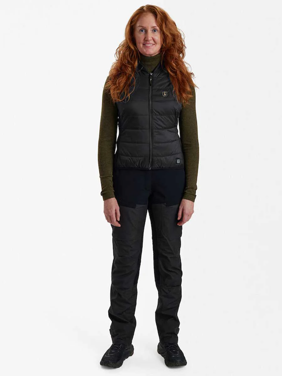 DEERHUNTER Lady Heat Inner Waistcoat - Black - Image 3