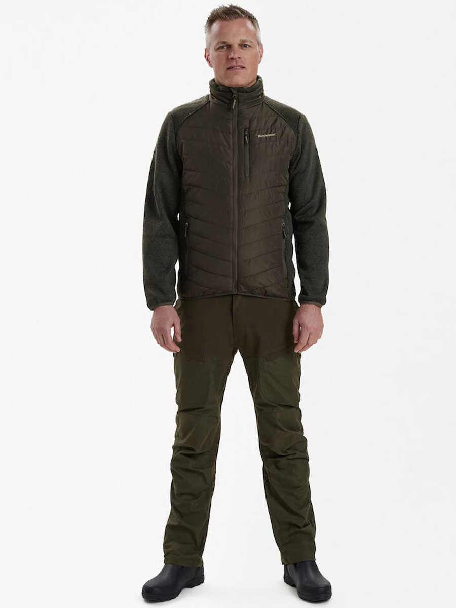 DEERHUNTER Moor Padded Jacket w.Knit - Mens - Timber - Image 4