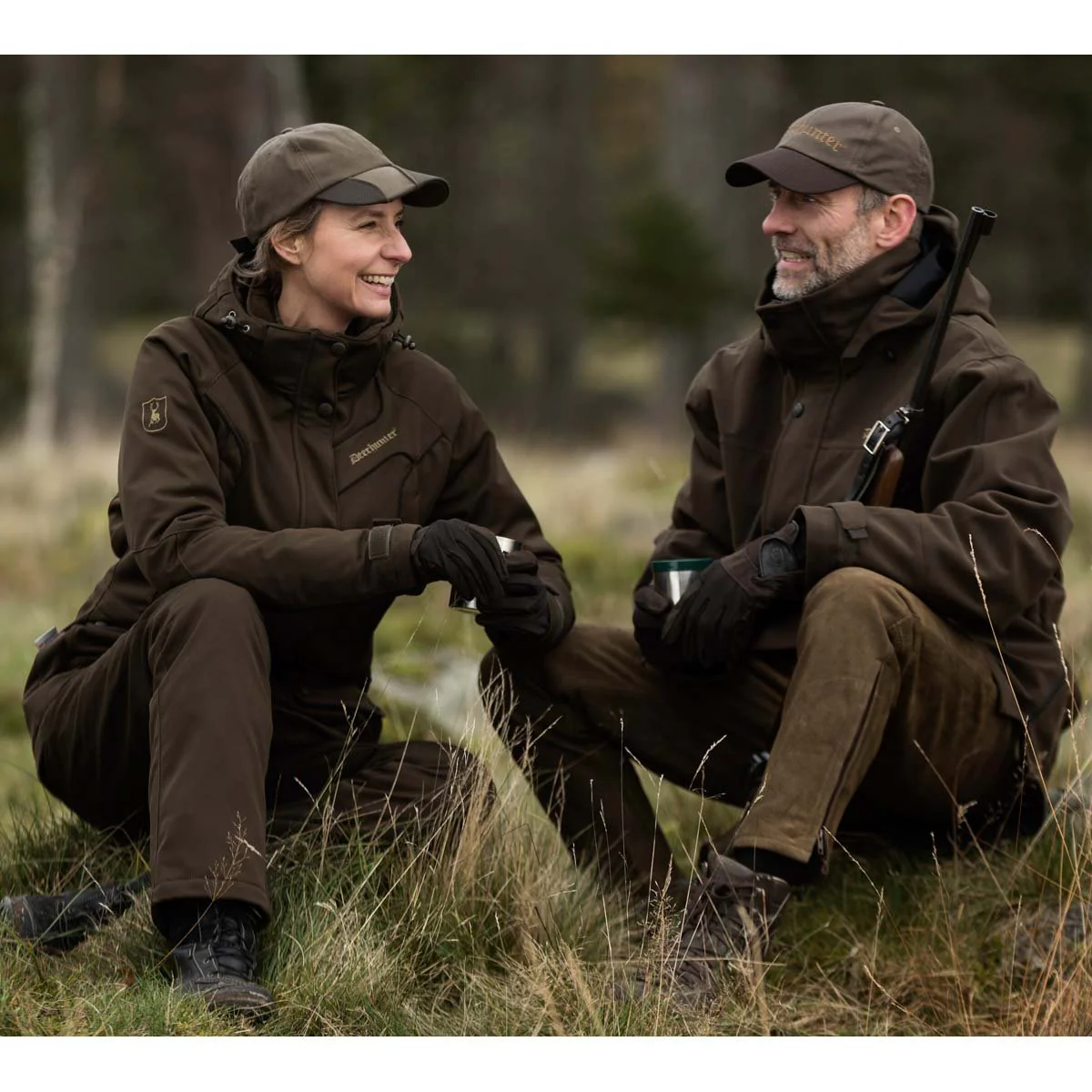 DEERHUNTER Pro Gamekeeper Smock - Mens - Peat - Image 3