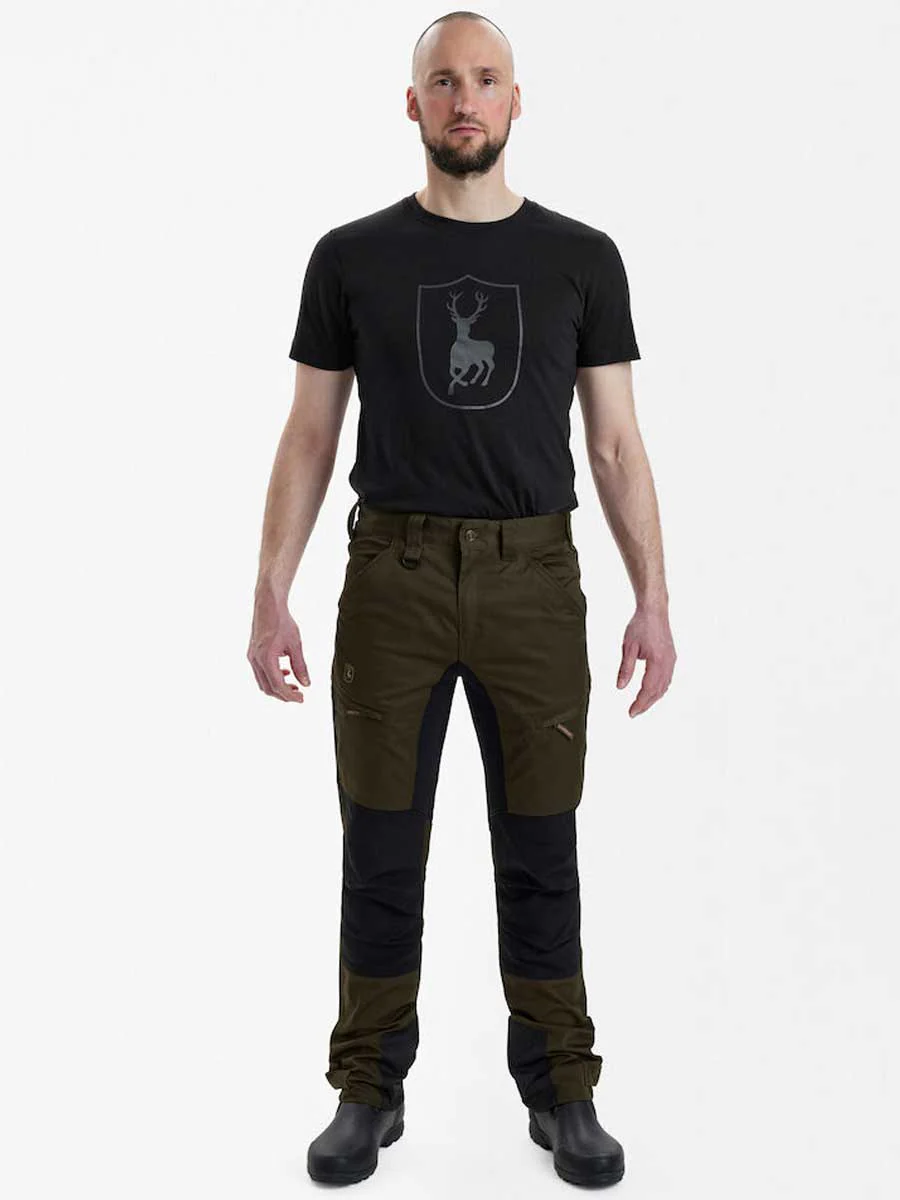 DEERHUNTER Rogaland Stretch Trousers Contrast - Men's - Adventure Green - Image 4