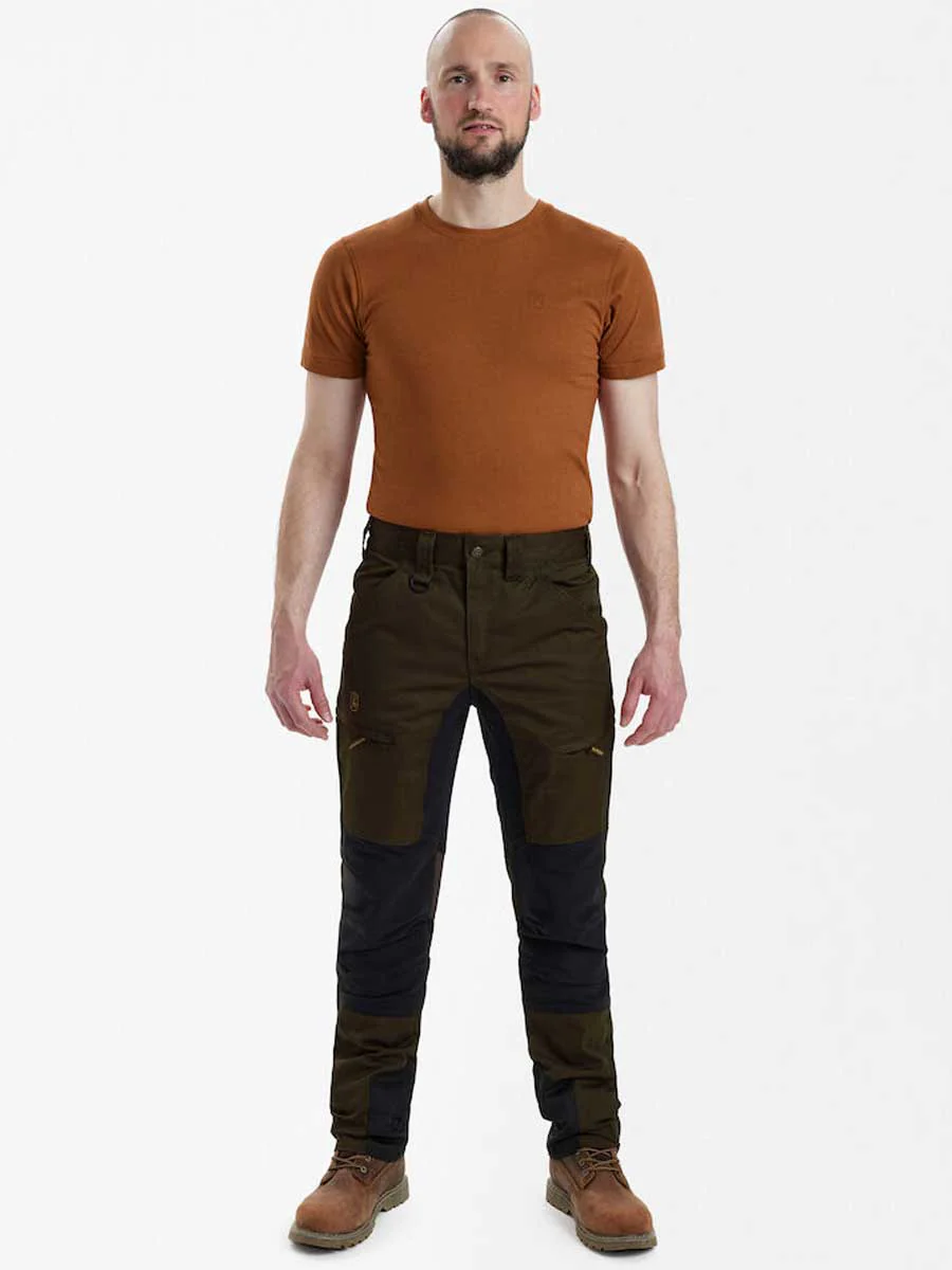 DEERHUNTER Rogaland Stretch Trousers Contrast - Men's - Fallen Leaf - Image 4