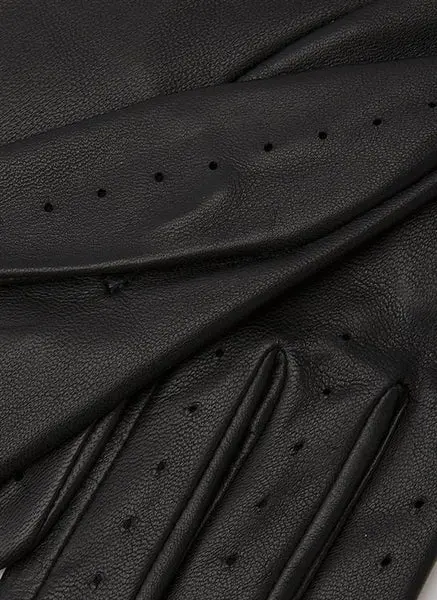 DENTS Thruxton Leather Driving Gloves - Ladies - Black - Image 3
