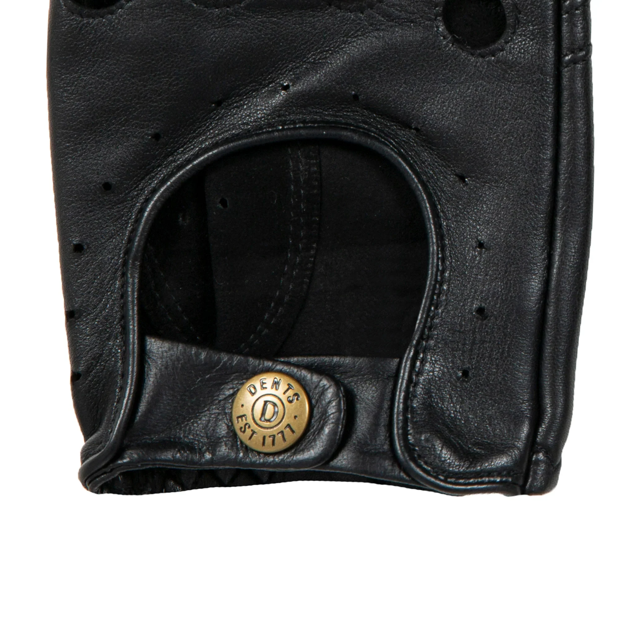 DENTS Delta Men's Classic Leather Driving Gloves - Black - Image 10