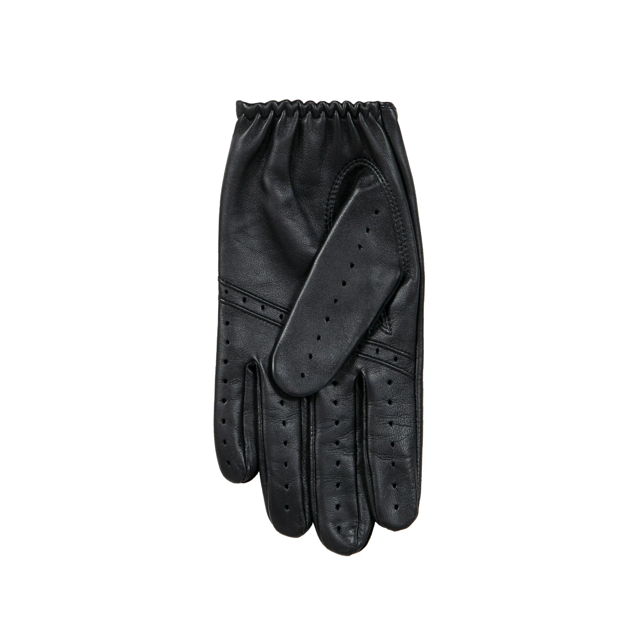 DENTS Delta Men's Classic Leather Driving Gloves - Black - Image 6