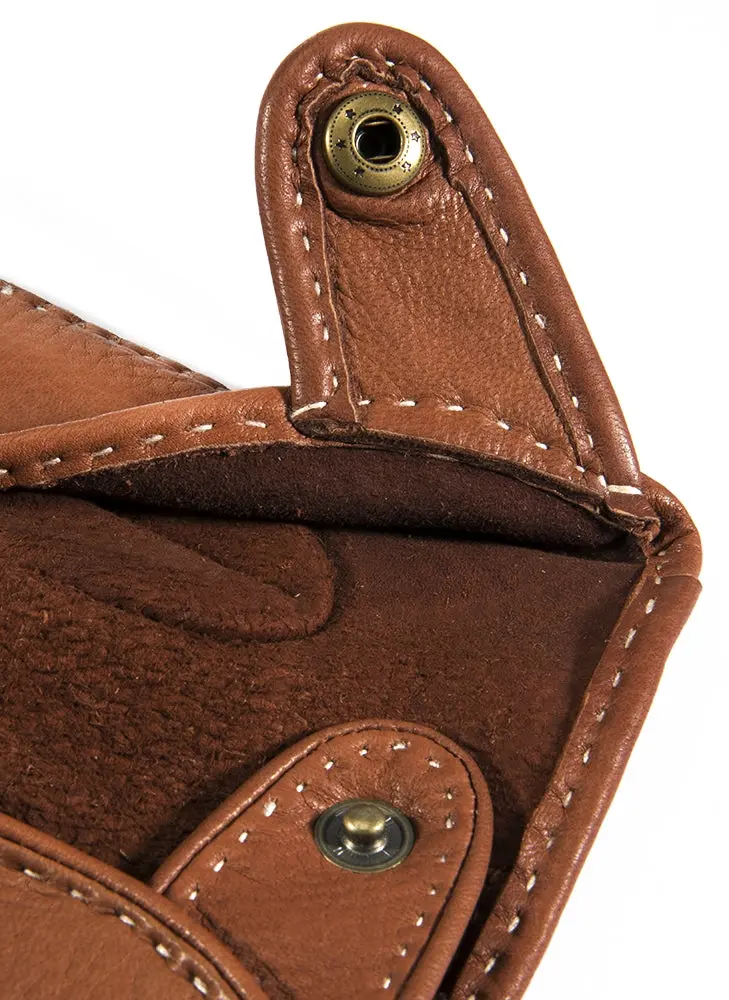 DENTS Winchester Deerskin Driving Gloves - Mens Unlined - Havana - Image 5