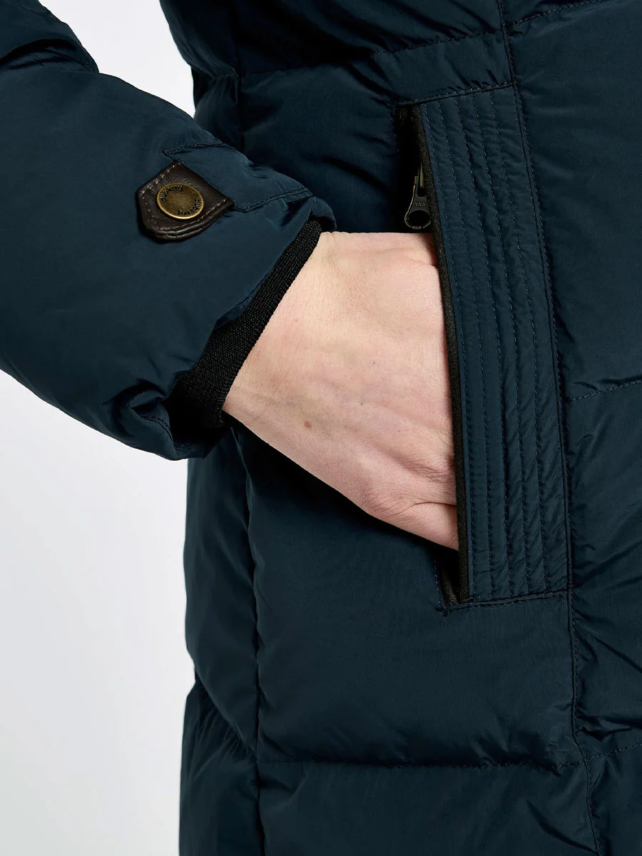 DUBARRY Aldborough Full Length Down Jacket - Women's - Navy - Image 7