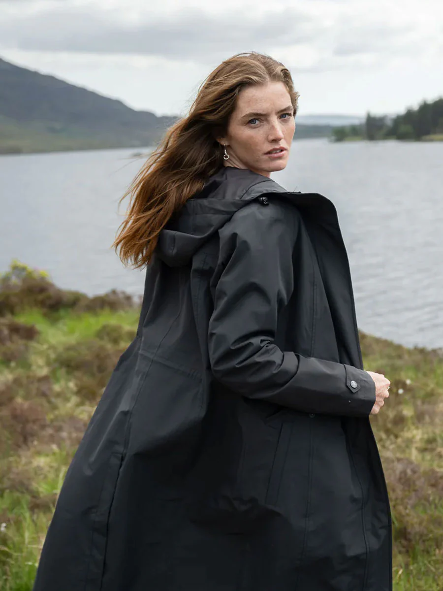 DUBARRY Alderford Waterproof Coat - Women's - Charcoal - Image 2