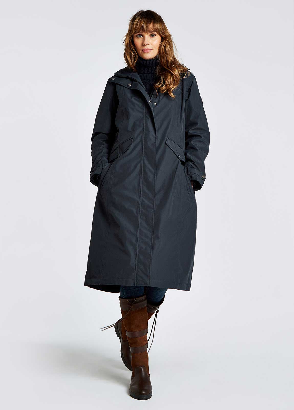 DUBARRY Alderford Waterproof Coat - Women's - Navy - Image 3