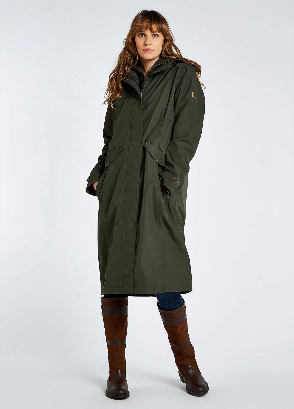 DUBARRY Alderford Waterproof Coat - Women's - Pesto - Image 3