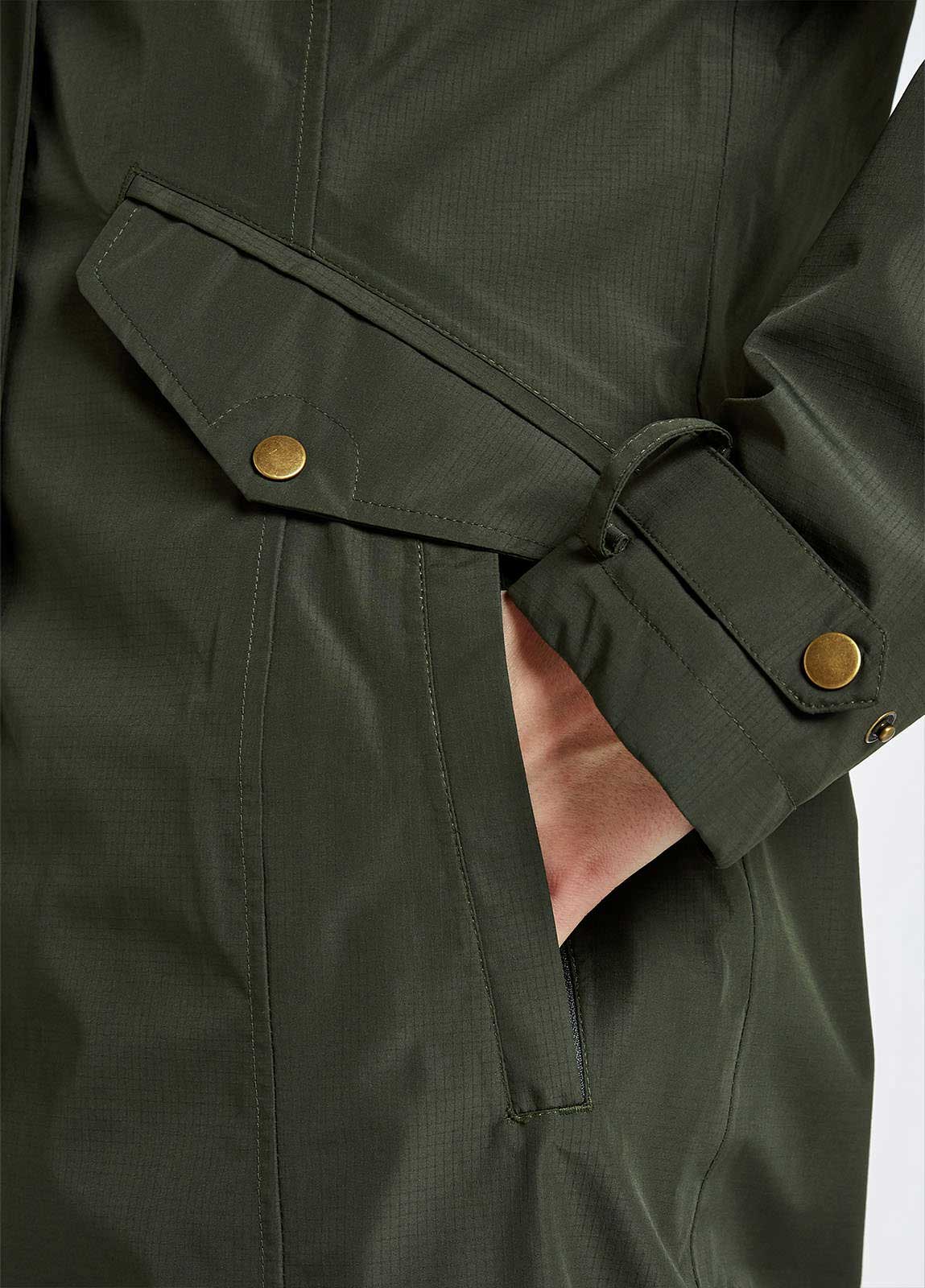 DUBARRY Alderford Waterproof Coat - Women's - Pesto - Image 8