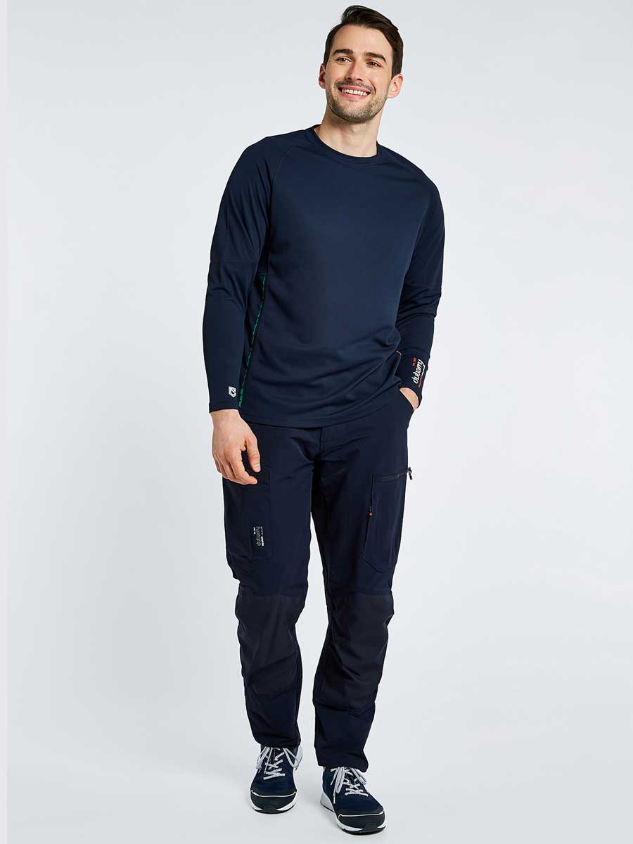 DUBARRY Ancona Long-Sleeved Technical T-Shirt - Men's - Navy - Image 4