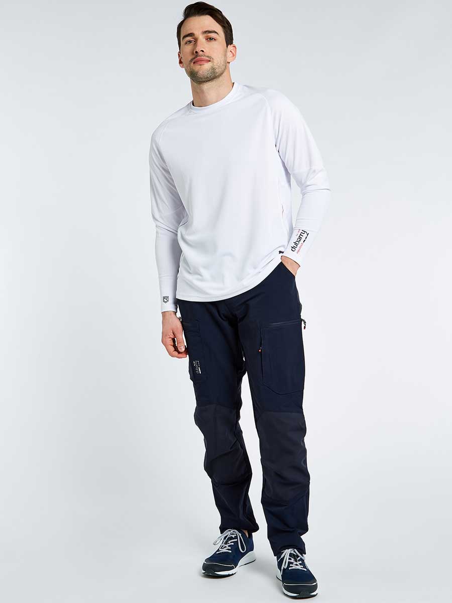 DUBARRY Ancona Long-Sleeved Technical T-Shirt - Men's - White - Image 5