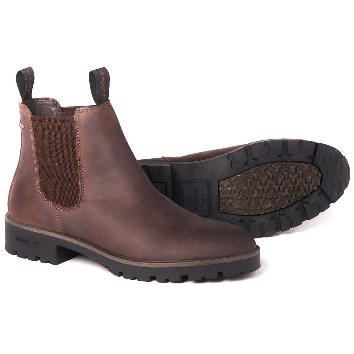 DUBARRY Antrim Waterproof Chelsea Boots - Mens - Old Rum - Image 3