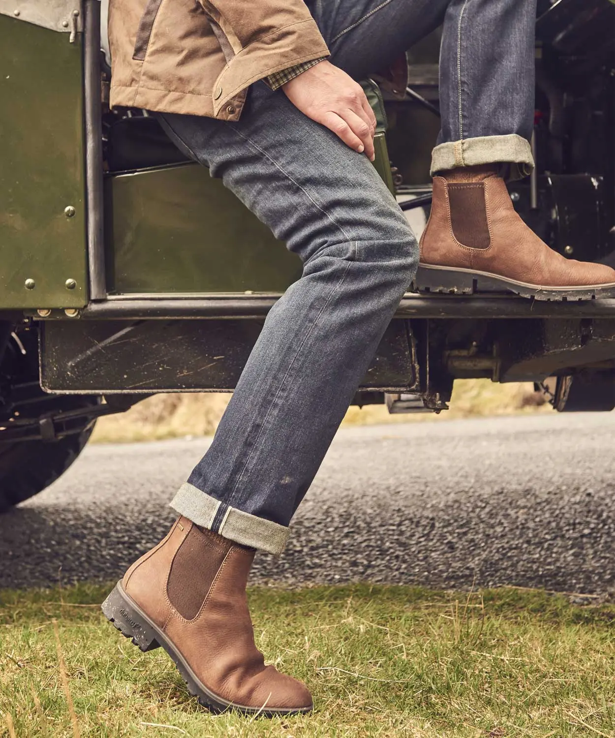 DUBARRY Antrim Waterproof Chelsea Boots - Mens - Walnut - Image 2