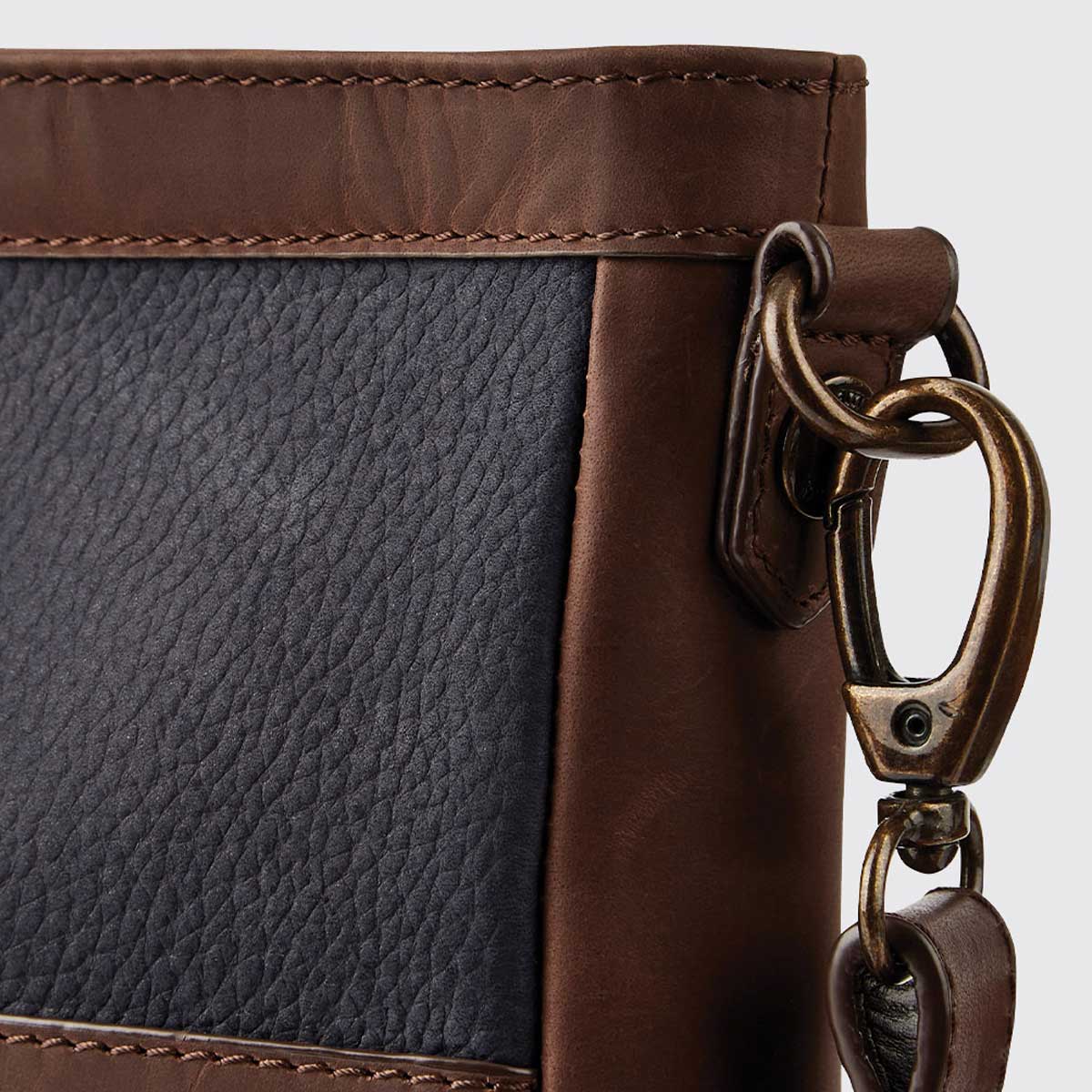DUBARRY Ardmore Leather Handbag - Women's - Navy & Brown - Image 6