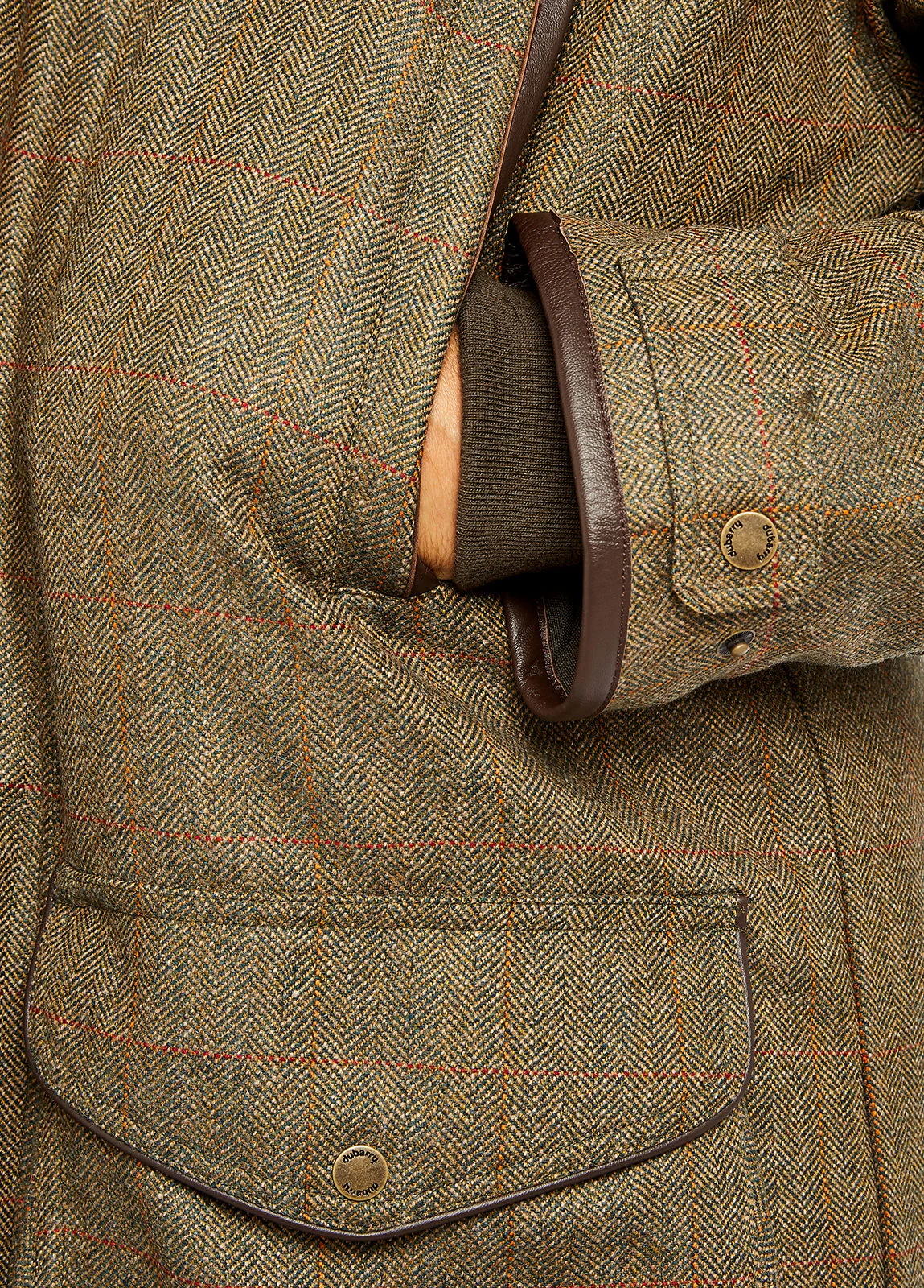 DUBARRY Ballinturbet Shooting Jacket - Mens Tweed - Cedar - Image 5