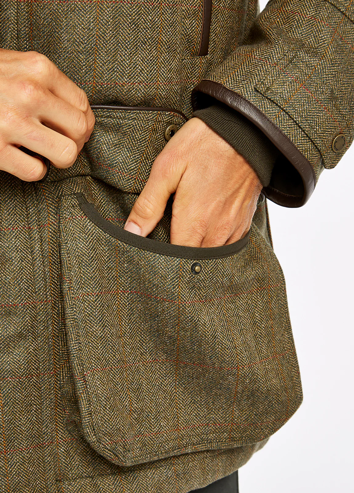 DUBARRY Ballinturbet Shooting Jacket - Mens Tweed - Cedar - Image 6