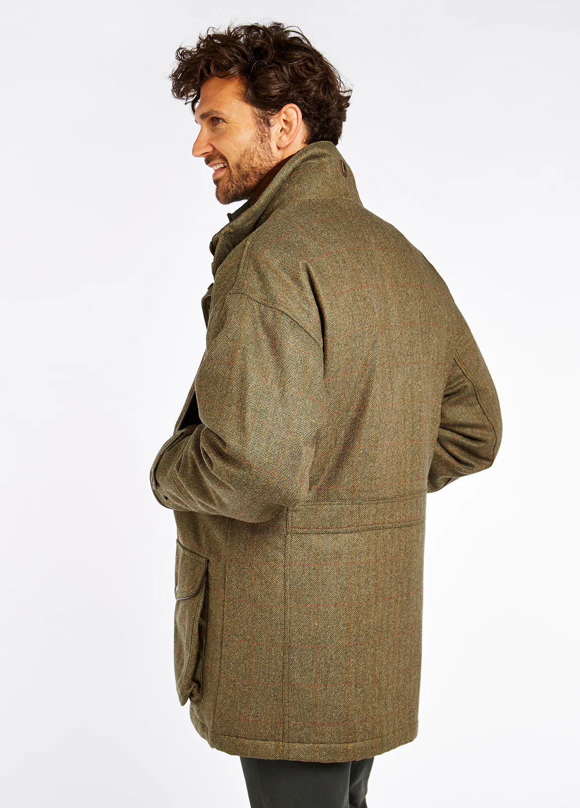 DUBARRY Ballinturbet Shooting Jacket - Mens Tweed - Cedar - Image 7
