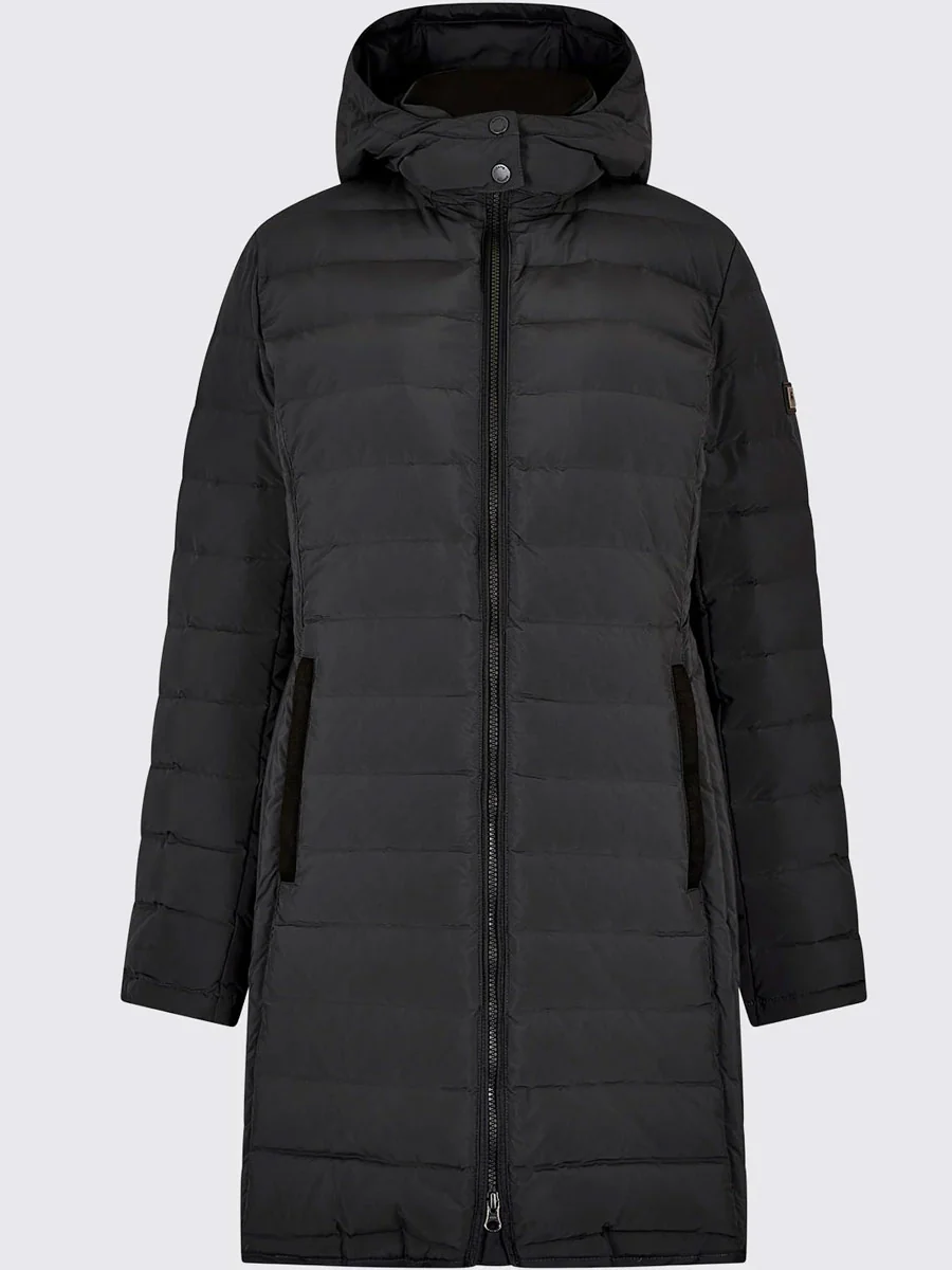 DUBARRY Ballybrophy Long Quilted Jacket - Women's - Charcoal - Image 4