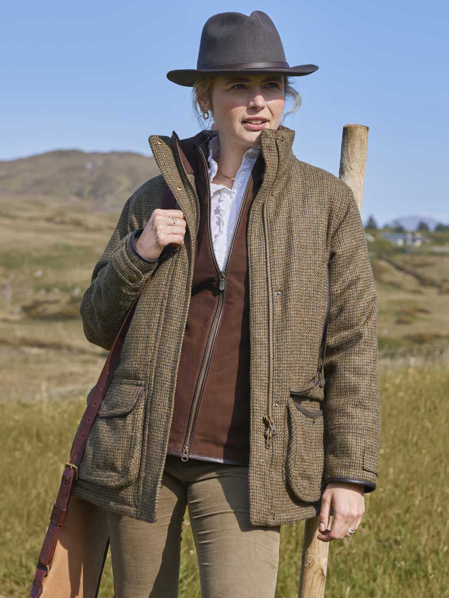 DUBARRY Ballynahinch Tweed Shooting Jacket - Women's - Heath - Image 2