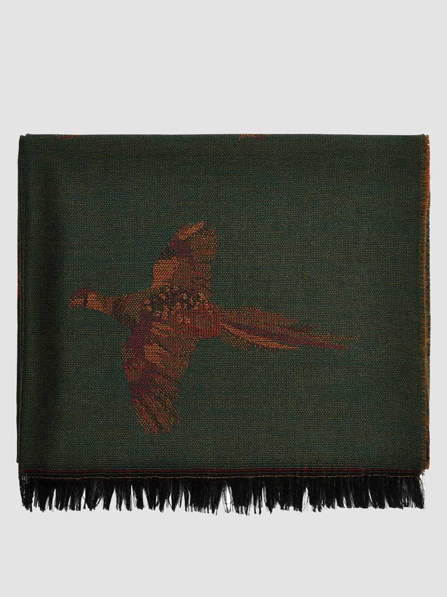 DUBARRY Birchdale Ladies Wool Stole - Ivy - Image 4
