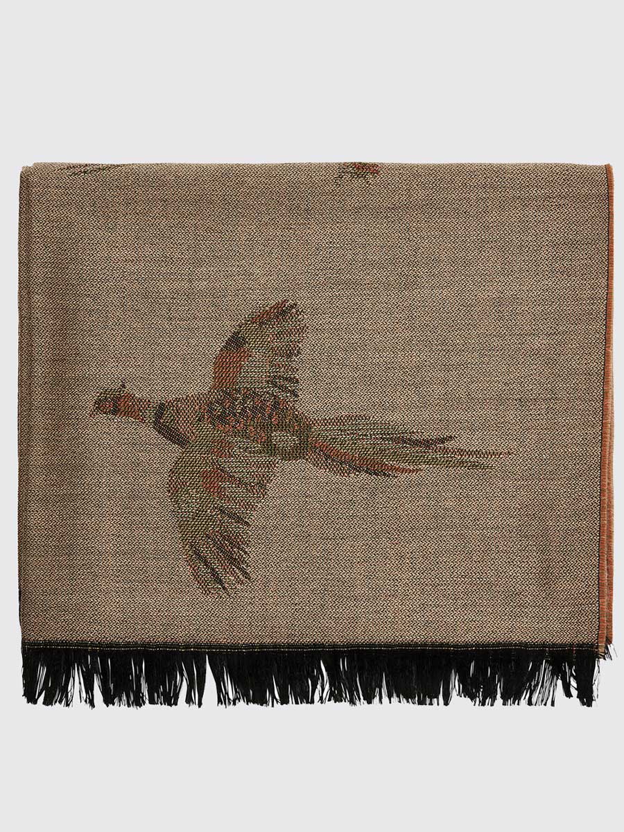 DUBARRY Birchdale Ladies Wool Stole - Taupe - Image 6