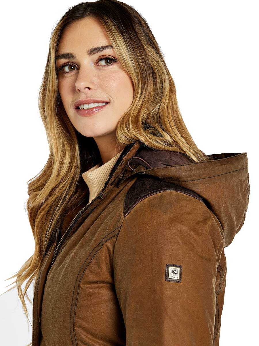 DUBARRY Blacklion Waxed Cotton Jacket - Women's - Cigar - Image 2