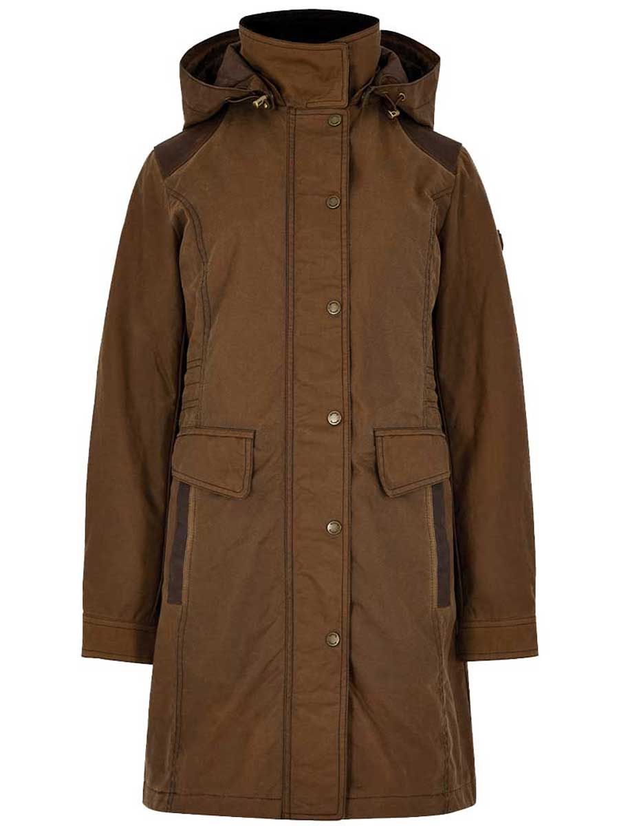 DUBARRY Blacklion Waxed Cotton Jacket - Women's - Cigar - Image 3