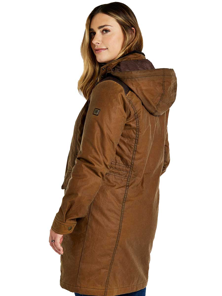 DUBARRY Blacklion Waxed Cotton Jacket - Women's - Cigar - Image 5