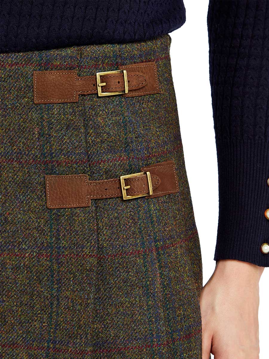 DUBARRY Blossom Ladies Tweed Skirt - Hemlock - Image 2