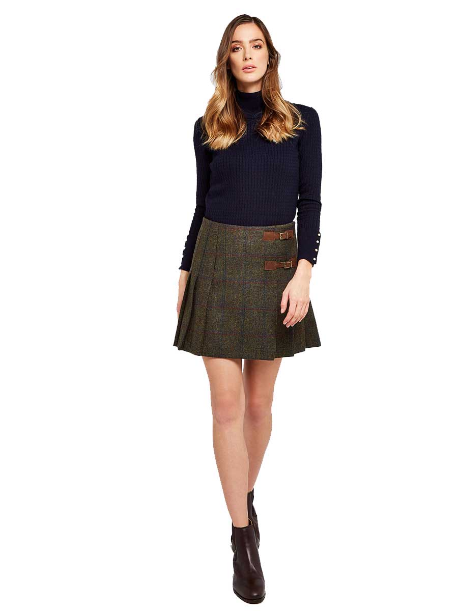 DUBARRY Blossom Ladies Tweed Skirt - Hemlock - Image 4